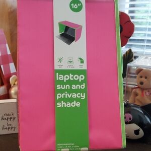 Laptop Privacy Shade 1 Pink & 1 Yellow